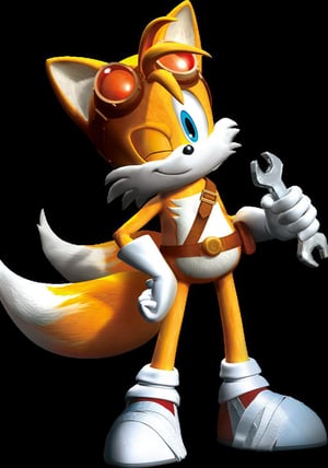 This is the Avatar Image for the Tails (Sonic XTokyoColorsRacingLegoDimensionsRise de Marie-EugEnie MarEchal) AI Voice and Text to Speech Generator
